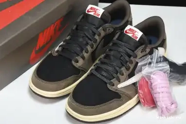 AIR 1 LOW SCOTT JORDAN MOCHA DARK TRAVIS 0617